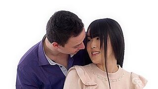 teen 18+ Japanese cutie Ria May rims her classmate