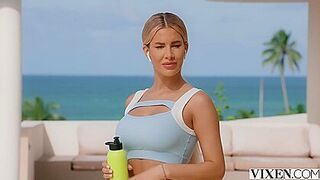 Hard Bodied Ema Gives Gym Buddy A Real Work Out 3924