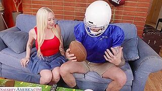 Naomi Ryder Gets Turned On With Football Players In Gear - Naomi Ryder