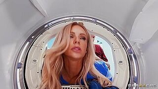 Naughty Nurse Takes A Load Off