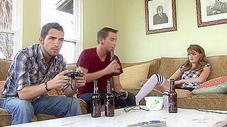 Faye Reagan Strips And Fucks Bf