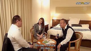 (eng Sub) Crossing The Line Of Infidelity With My Boss During Study Camp - - Maki Houjo