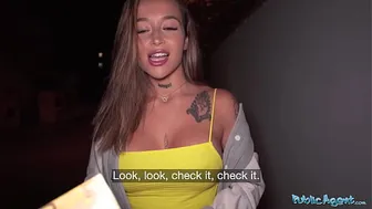 Public Agent Thick big ass Latina slides it on a big dick