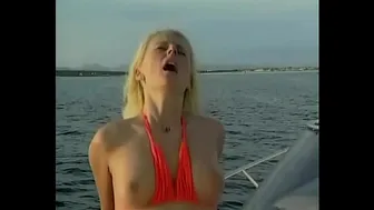 Hot threesome in ibiza on yacht