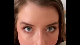 Eden Ivy interview end with Blowjob and Rimming - Vertical POV