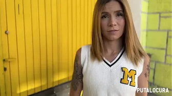 PutaLocura - Skinny blonde Latina Ashley Ross gets caught by Torbe and they fuck hard