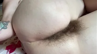 Hairy ass fetish video super hairy asshole