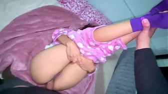 Oh, oh, GET IT OUT OF ME! The 's ass is so tight! Tight girl getting fucked in the ass, part 2