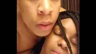 Ebony fucked rough and nasty in hotel room