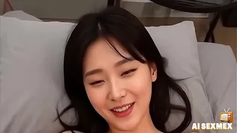 Korean girl Fucking at home | Orgasm girl fucking her big ass and pussy | Virtual Sex [AI generated]