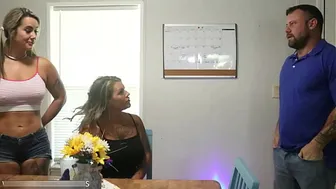 Horny MILF and Step-Daughter Share a Boyfriend