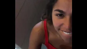 I invited a young girl to my house and she came a lot