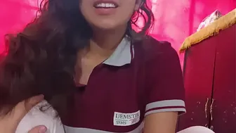 Her Mother Calls Her and the FUCKING: Young Girl Doesn't Stop Sitting Down