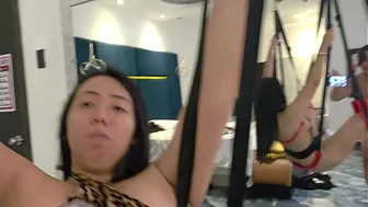 I fuck my new Chinese stepmother in a cheap hotel
