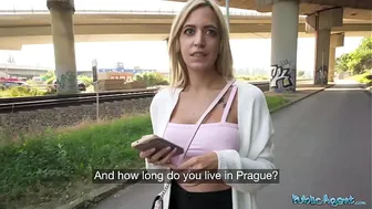 Public Agent I found a big tits Spanish blonde