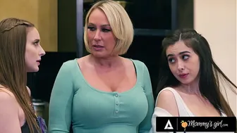 MOMMY'S GIRL - Stepsisters Laney Grey & Chloe Surreal Fuck Opportunist Stepmom Mellanie Monroe