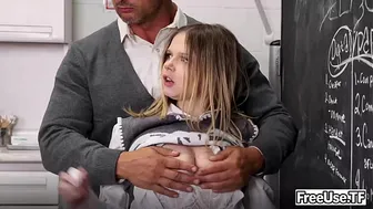 Public Freeuse: Coco Learns To Take the Teacher’s Cock - Coco Lovelock, Dorian Del Isla