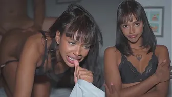Ebony Slut Gets Huge Creampie