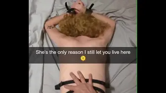 Tenants breedwhore pays the landlord rent. Tied up and fucked for days...