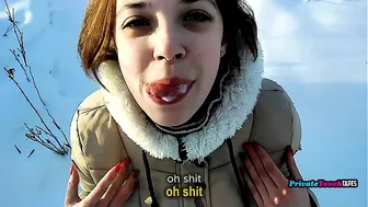 Outdoor blowjob by stepsister russian is my favorite