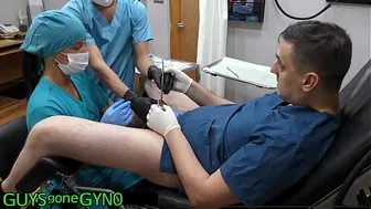Male & Female Nurses Learn To Sound Dr. Canada's Penis