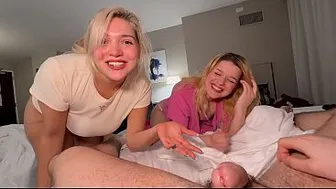 Thick Latina Stepsis & Tiny College Teen Share Room with Stepbro - Dez Hansen x Adaline Star POV