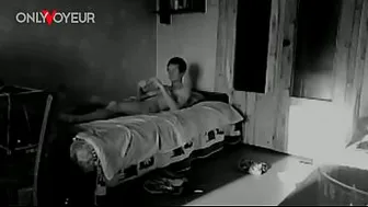 Homemade Voyeur. Teen couple passionate sex in a country house