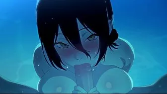 Reze and Denji Having Hardcore Sex in the Pool  Chainsaw Man