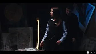 Female Security Girl Tricked Into Giving Handjob - Italian Babe Layla Scarlett Time Stop Freeze Porn