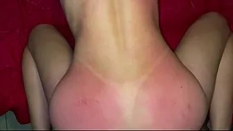 The blonde married woman with the plug couldn't take it anymore and asked to stop.