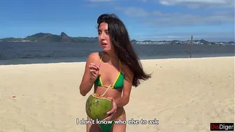 Sex with a Brazilian on Vacation in Rio de Janeiro - Cum in Mouth Swallow