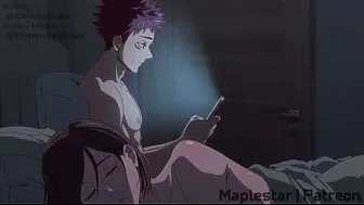 Problems after a few hours of sex - Nobara x Yuji Hentai Jujutsu Kaisen - What if Maplestar was dubbed in Brazilian Portuguese?