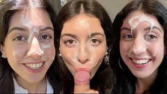 Cum on Face Compilation 18 Huge Facials Covered in Cum