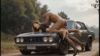 HERE! Series: (((( CUCKOLD Fantasy )))) #1 HOT WIFE BLACK MAN BBC Blonde BIG PUSSY BLACK COCK BBC INTERRACIAL FUCK ANAL BIG PUSSY BIG DICK 3D [AI Generated]
