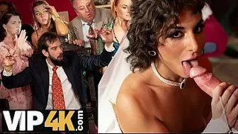 BRIDE4K. Everybody saw my pussy and I don't give a fuck