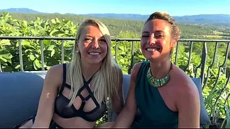 Pam and Ashley, very naughty with a dick