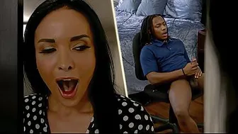 Hot Step Mom Catches Me Jerking Off!