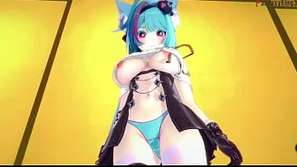 Mint blowjob  Neverness to everness (NTE)