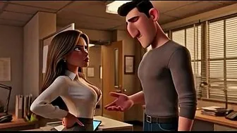 Copy Room Slut - Horny office girl gets fucked in the copy room (AI Generated)