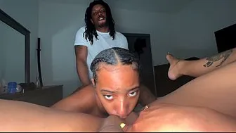 Amateur Ebony BBC Threesome FFM