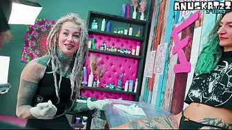 Getting My Ass Fucked While Tattooing Her – Relaxing Session