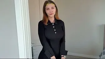 She paid me for the cleaning, but I fucked her hard instead!