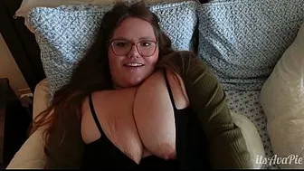 After hours with BBW tutor POV blowjob and sex