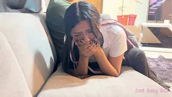 Spanking spoiled stepdaughter for failing all subjects