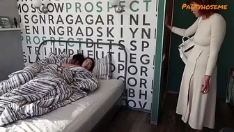 Stepmom Walks In On Step Daughter Having Sex and Joins In FFM Threesome