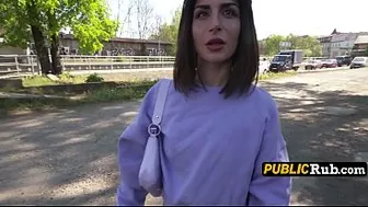 Ultra Pretty Italian Girl Picked On Street On