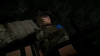 Soldier has a good time during battle (Sound)