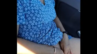 Someone's coming, public carpark wank