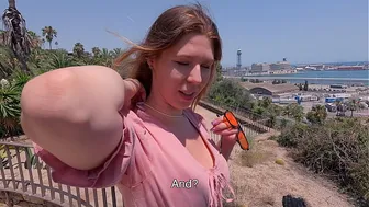 Tourist Girl Sucks Cock in Public Park in Exchange for Good Photos