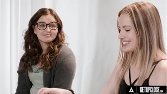 UP CLOSE - Gorgeous Leana Lovings & Scarlett Sage Have Amazing Soft Passionate & Romantic Sex